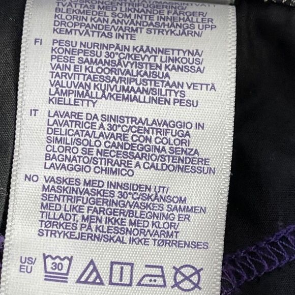 NYDJ Black Striped Linen Blend Trouser Pants Sz 0 - Picture 7 of 13